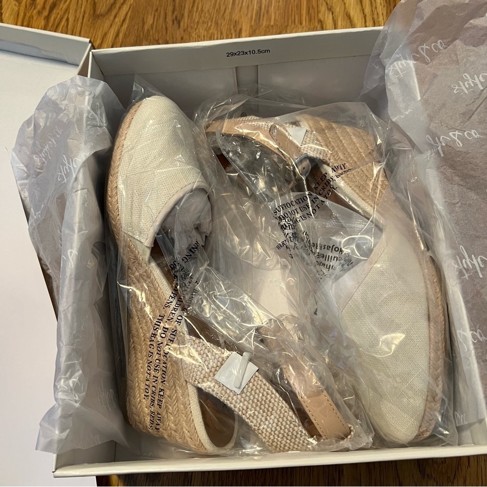 Style & Co. Women's Tan Wedge Espadrille Sandals